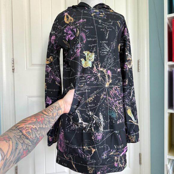 Blackmilk Planisphere Black Slouchy Hoodie - Picture 5 of 8